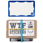 MTN WTF Permanent Stickers: Blue Frame 50 Pack